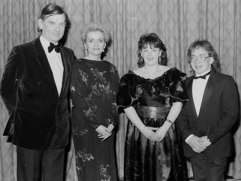 Pictured at the NWCT formal are, from left, Ken McCormack, Patricia Carlin, Elizabeth Lynch and Brendan Frazer.