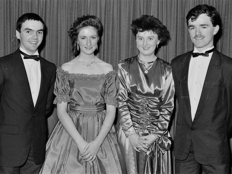 Enjoying the formal are John Abel, Noreen McLaughlin, Sharon Clifford and Liam McCann.