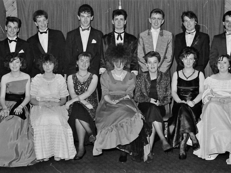 The organising committee of the St Cecilia's and St Joseph's schools formal.