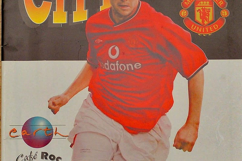 A young David Healy was the star attraction as Man United came to take on Derry City at Brandywell Stadium on November 2000 to raise vital funds for the club.