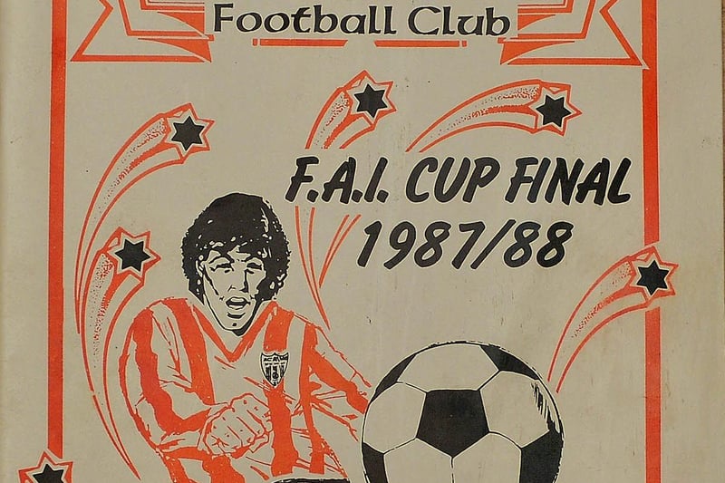 One to forget this as Dundalk defeated Derry City 1-0 in the 1987/88 FAI Cup Final at Dalymount Park.