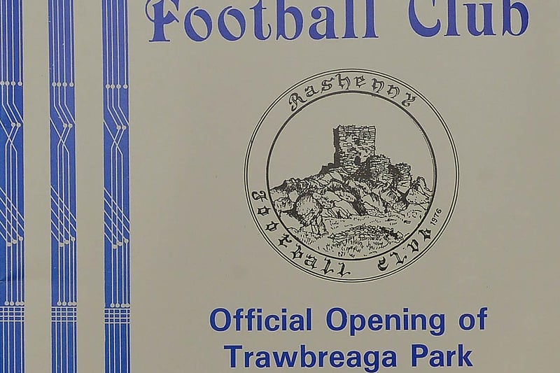 Ireland legend Paul McGrath was special guest of honour as Derry City took on Donegal Celtic for the official opening of Trawbreaga Park in 1990.