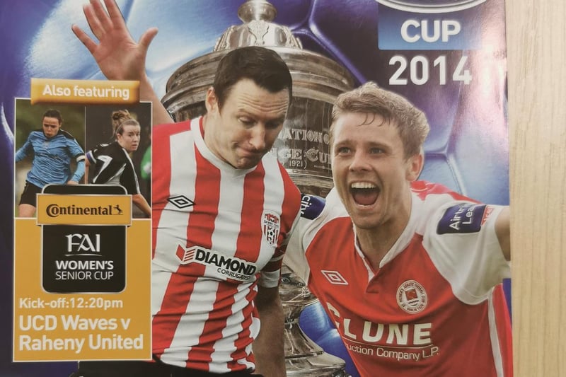 Derry City lost out to St Pat's in an exciting FAI Cup Final at the Aviva Stadium on November 2014.