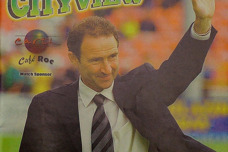 Martin O'Neill brought his Celtic team to Brandywell Stadium for another high profile friendly to help the club with its finances in 2000.