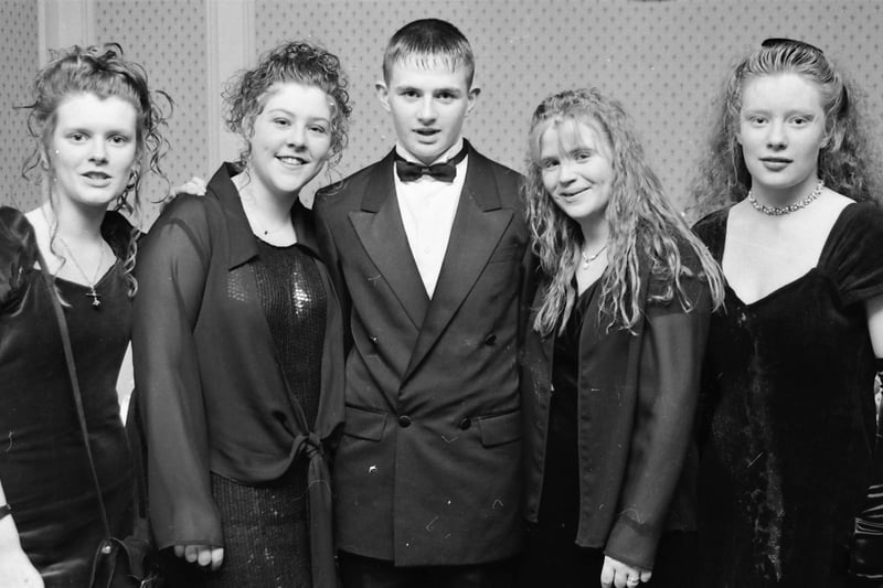 From left are Collette Devine, Patricia McNulty, Sean O'Kane, Mairead Nash and Audrey Houston.