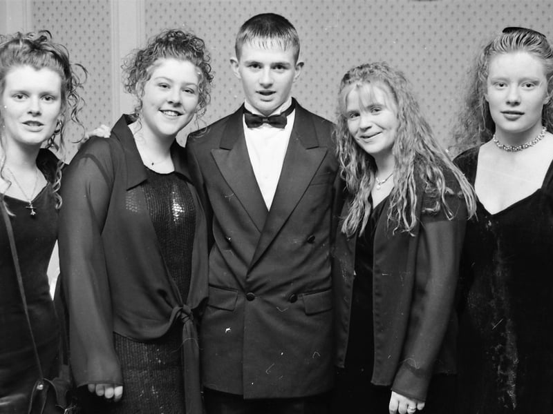 From left are Collette Devine, Patricia McNulty, Sean O'Kane, Mairead Nash and Audrey Houston.