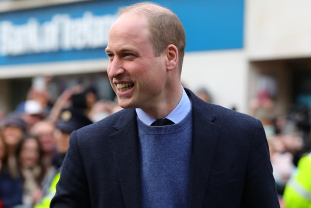 The Duke of Cambridge meets local Galwegians after a visit to a traditional Irish pub in Galway city centre on the third day of his visit to the Republic of Ireland