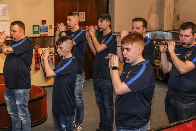 Upper Bann Fusileers Lurgan at the Lisburn Young Defenders Blood & Thunder Night. Pic by Norman Briggs, rnbphotographyni