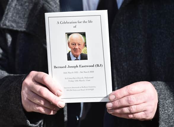 The  funeral of legendary Irish boxing promoter and businessman Barney Eastwood