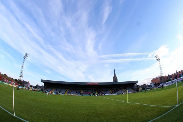 The club were twice promoted to the League of Ireland Premier Division, playing at various grounds in Dublin, including Dalymount Park and Tolka Park until they were disbanded in 2006.