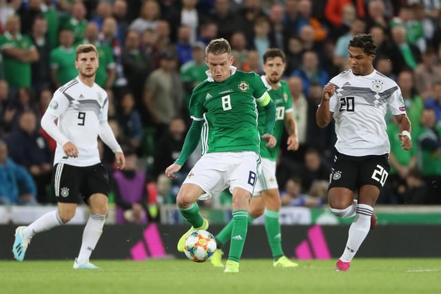 Steven Davis    (Centre-Midfielder - Northern Ireland):   A terrific footballer who is had a brilliant career at both club andinternational level. I first met him as a 17-year-old when we were both in the Northern Ireland Under 21s and you could tell instantly that he was going to be a top player. Great lad off the pitch too.