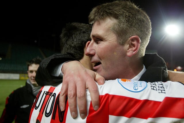 Kenny began his Derry City revolutionby appointing Peter Hutton captain and it turned out to be an inspired decision. Pizza scored in the FAI Cup Final win in 2006 and is the club's record appearance holder with 670 games.
