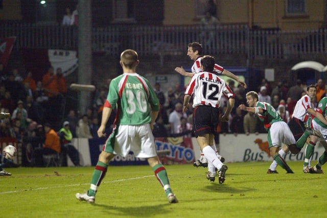 Took over a Derry team battling against the drop the previousseason and brought them to the brink of a Premier Division title as they cruelly lost out to Cork City on the final day of the campaign in 2005.