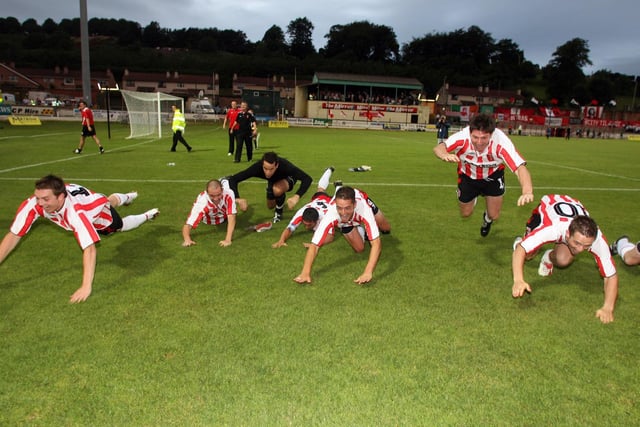 Once a mighty force in European football, IFKGothenburgfaced Derry City in the first round UEFA Cup qualifier in 2006. Derry beat them in both legs 1-0 to advance to the next round.