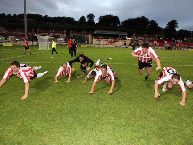Once a mighty force in European football, IFKGothenburgfaced Derry City in the first round UEFA Cup qualifier in 2006. Derry beat them in both legs 1-0 to advance to the next round.