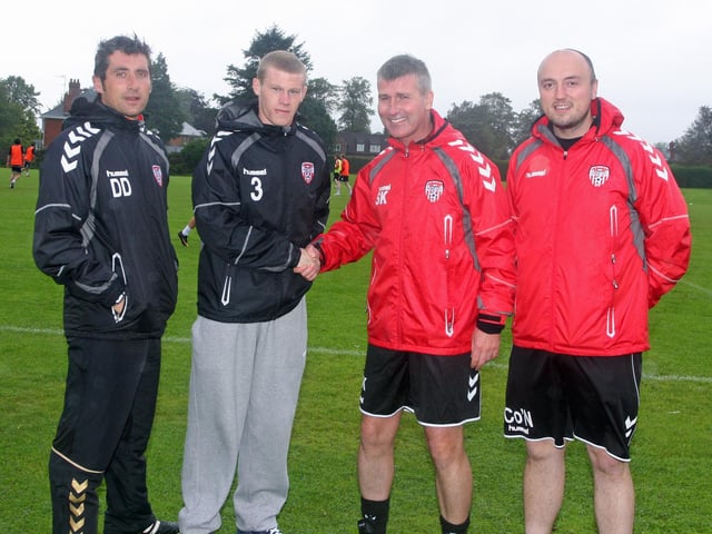 Kenny had a knack of unearthing local talent and it became his legacy at the club. He played a pivotalrole in the careers of James McClean, Patrick McEleney, Danny Lafferty, Stephen McLaughlin and the late Ryan McBride.