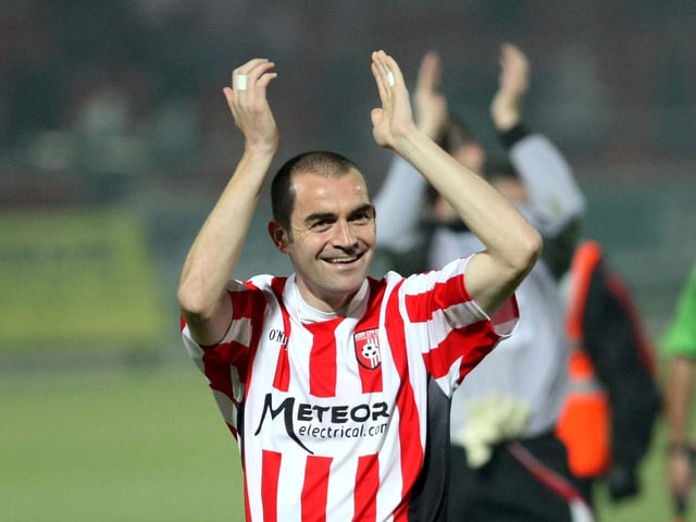 Sean Hargan (Left-Back): Hargy was like a James Milner type player, as he could play anywhere. He scored some memorable and important goals for Derry. You just knew when he was playing that he could pull something out of the bag, like his goal in Gothenburg. I did not enjoy his throw-in's, as he used to throw them at my neck.