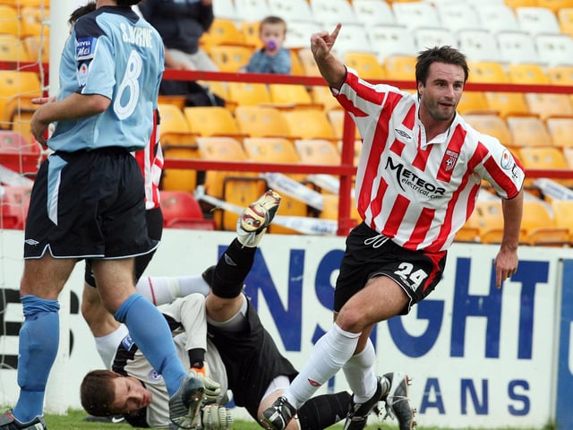 Darren Kelly (Centre-Back): Darren made his debut when he was 16, in our league winning season, so that says everything. His presence as a centre-half was unbelievable. He headed the ball 60/70 yards and when you heard 'Darren's Ball' you moved out of the way. He enjoyed defending and nothing fazed him.