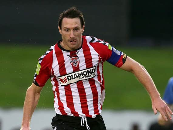 Barry Molloy joined his home town club Derry City in 2004.