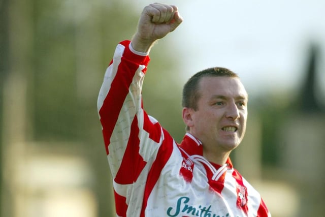 Liam Coyle    (Left Side Forward   -   Derry City):   Liam liked to drift out on the left and cut in, so Im sure he would not mind playing out there to get Speakie in the team. He could turn you inside out in a phone box. Simply the best.