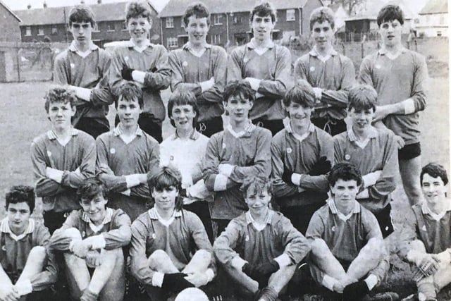 St Patrick's High School team pictured in 1987