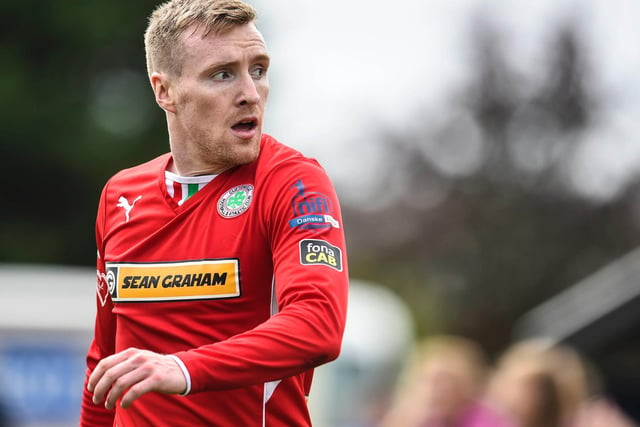 Chris Curran   (Ring-Wing   -   Cliftonville):    I played against Chrissy for a season at Ballinamallard and was there when Tommy Breslin signed him from a hot tub in Santa Ponsa. I knew how good a signing he would be, you can see why he went to Man Utd as a kid. Was instrumental in the second title winning season run in and I rate him as one of the top players in the league now.