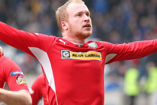 Liam Boyce   (Striker   -   Cliftonville):   In terms of ability and quality, the best I have played with. Played like he was playing in the street, he could turn the game on its head in a split second. Scored a load of goals and probably as well assisted 80 per cent of Joe Gormleys goals.