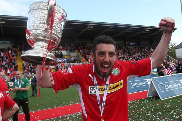 Joe Gormley   (Striker   -   Cliftonville):   Never seen a better strike of a ball, when hes in the box with the ball you just expect a goal. His goalscoring record is phenomenal and 'Joe The Goal' is the perfect nickname for him.