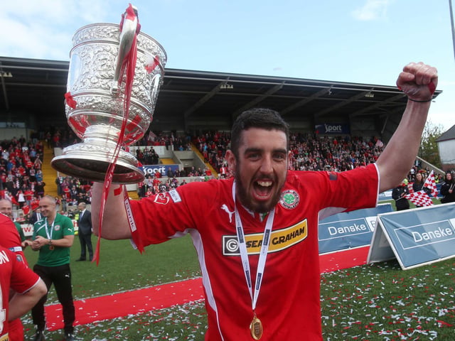 Joe Gormley (Striker - Cliftonville): Never seen a better strike of a ball, when hes in the box with the ball you just expect a goal. His goalscoring record is phenomenal and 'Joe The Goal' is the perfect nickname for him.