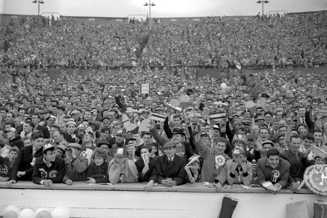 Tottenham Hotspur fans at Wembley