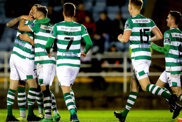 Shamrock Rovers who finished runners-up to Dundalk and won the FAI Cup in 2019, are the second lowest ranked League of Ireland team with 9.4%.
