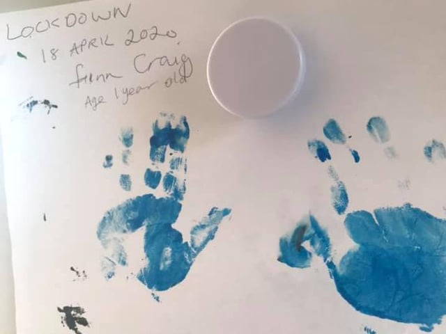 Paula Craig: "My kids will remember this lockdown. They all have a wee keep sake".