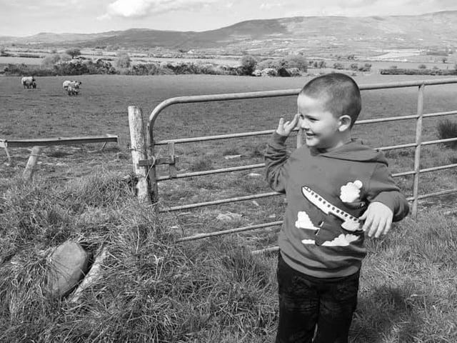 Lorraine Murray: "Loving visiting the animals".