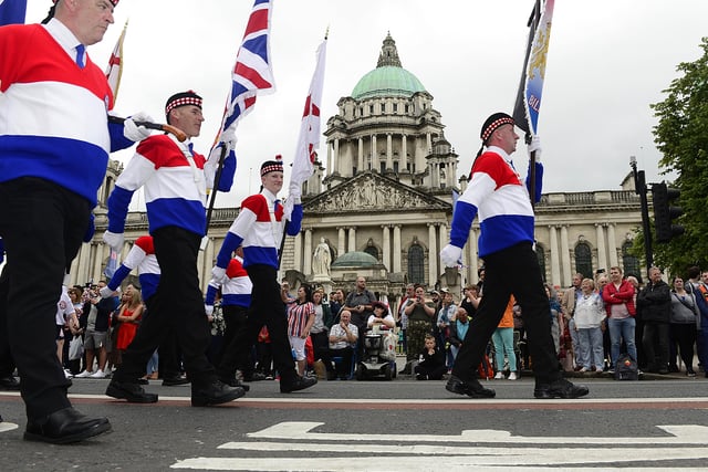 Pacemaker Press 12-07-2019:  
Twelfth of July parades are taking place in 18 locations across Northern Ireland