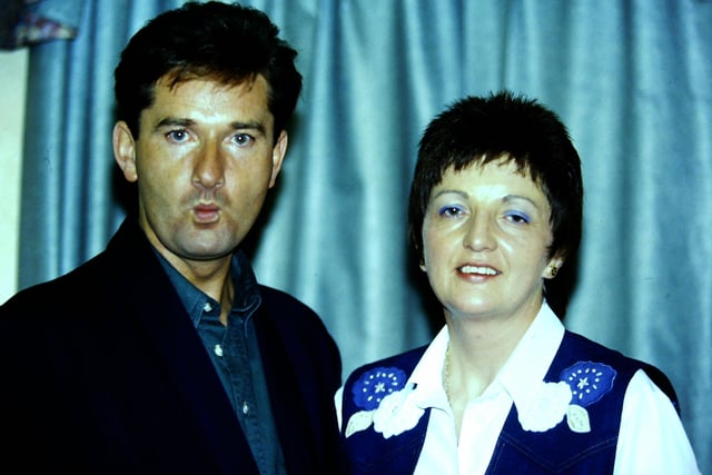 PACEMAKER PRESS 23/8/1994
549/94
Pictures of Daniel O'Donnell and his sister Margo.