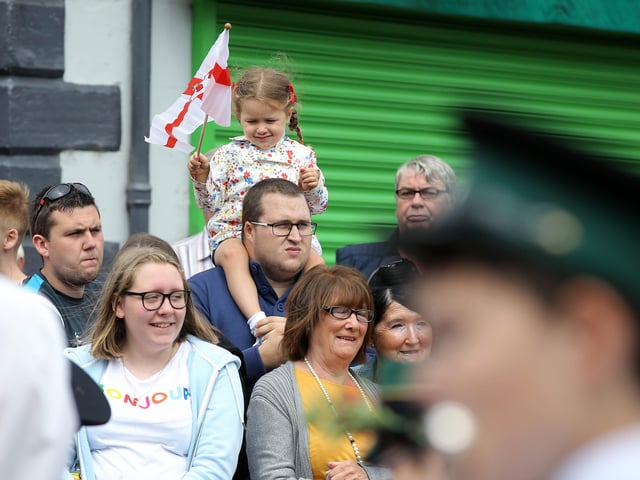 Press Eye - Belfast - Northern Ireland - 12th July 2018 General view of the North Down 'Twelfth' celebrations in Newtownards town centre, County Down. Photo by Kelvin Boyes / Press E ye.