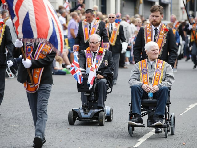 Press Eye - Belfast - Northern Ireland - 12th July 2018
General view of the North Down 'Twelfth' celebrations in Newtownards town centre, County Down.
Photo by Kelvin Boyes / Press Eye.