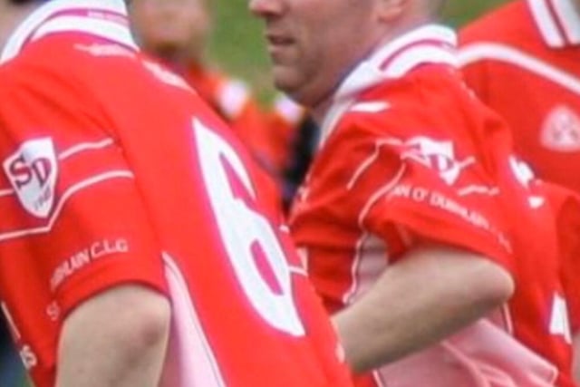 Rock solid. If you got one McGock's shoulders, you avoided a second.Often seen with hand in air seeking medical help for opposition player! Robbed of deserved place in treble season after horrific knee injury in 2007.