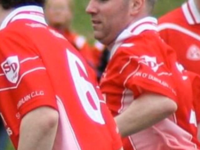 Rock solid. If you got one McGock's shoulders, you avoided a second.Often seen with hand in air seeking medical help for opposition player! Robbed of deserved place in treble season after horrific knee injury in 2007.