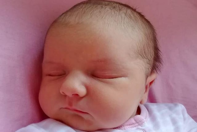 Laura Lamont says: "Ruby Lamont, born 23rd March 2020, the day the UK went into lockdown".