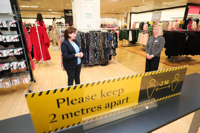 Press Eye - Belfast - Northern Ireland - 8th June 2020 - 

Dodds: time to get retail up and running again 

All non-essential goods retailers in Northern Ireland can re-open from Friday 12 June, Economy Minister Diane Dodds has said