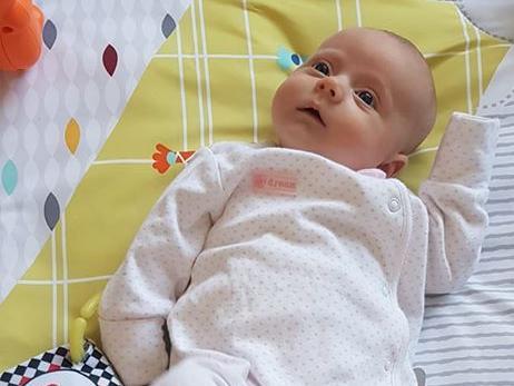Gemma McConomy says: "Niamh McConomy, born on 25-03-2020".