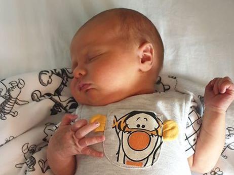 Lauren Maria Bland says: "Alfie, born 1st April".