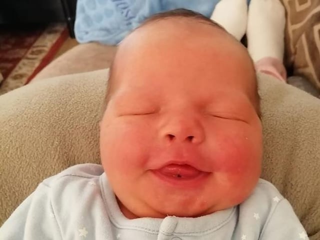Christina McCarron says: "Baby Corey William Ferry, born 21 April 2020".