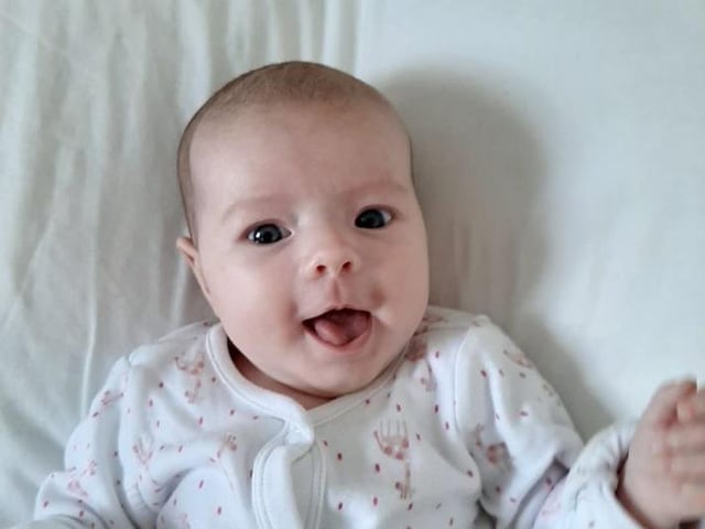 Emma Kennedy Leonard says: "Eva Patricia, born on 29.03.2020".
