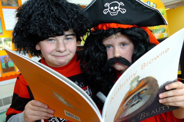 Kilross Primary School pupils Jordan and Tom captured during the school's book fair week.mm42-345sr