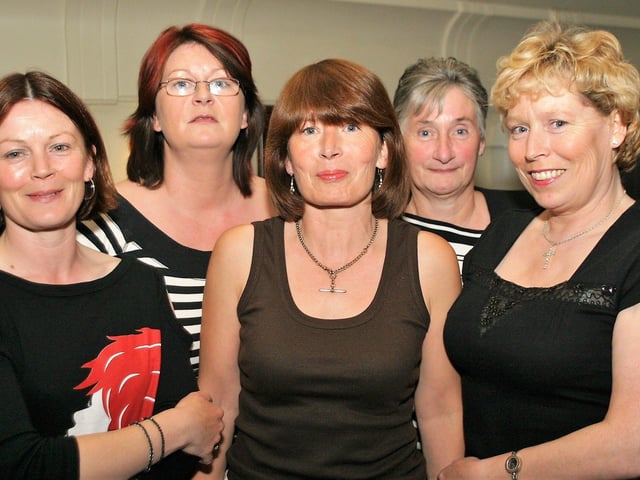 June Porter on her special night out with friends.