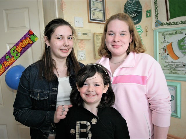 Shannon Moore is all smiles as she celebrates her 8th birthday.