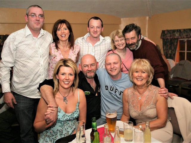 Willie McCafferty and family celebrate his birthday.