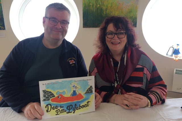 Author Dr Martin O'Kane and illustrator Alice Rohdich